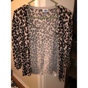 WOMENS CARDIGAN! CHEETAH!